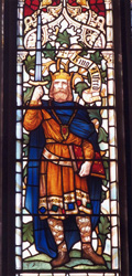 King Alfred window, Blakeney church