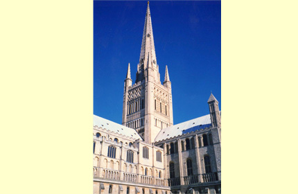 Norwich Cathedral, Through the Cloisters