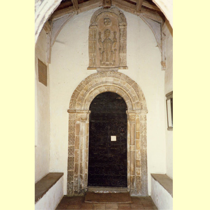 Haddiscoe, South Porch, Typanium